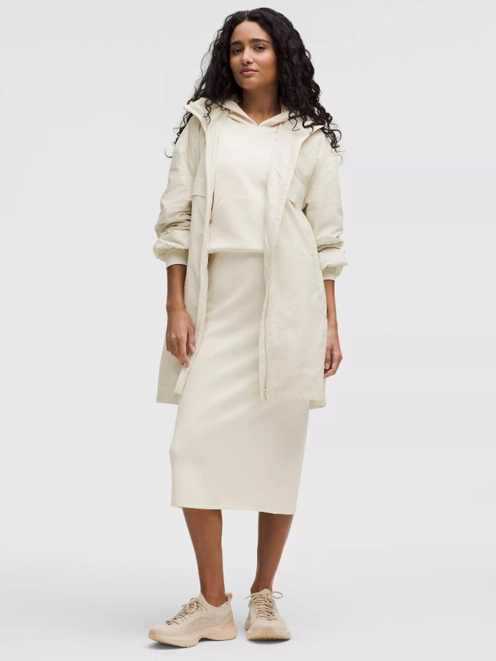 Lululemon Lightweight Mid-Length Hooded Coat